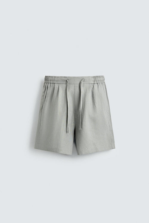 BERMUDA ESTIVA FIT 100% LINO
